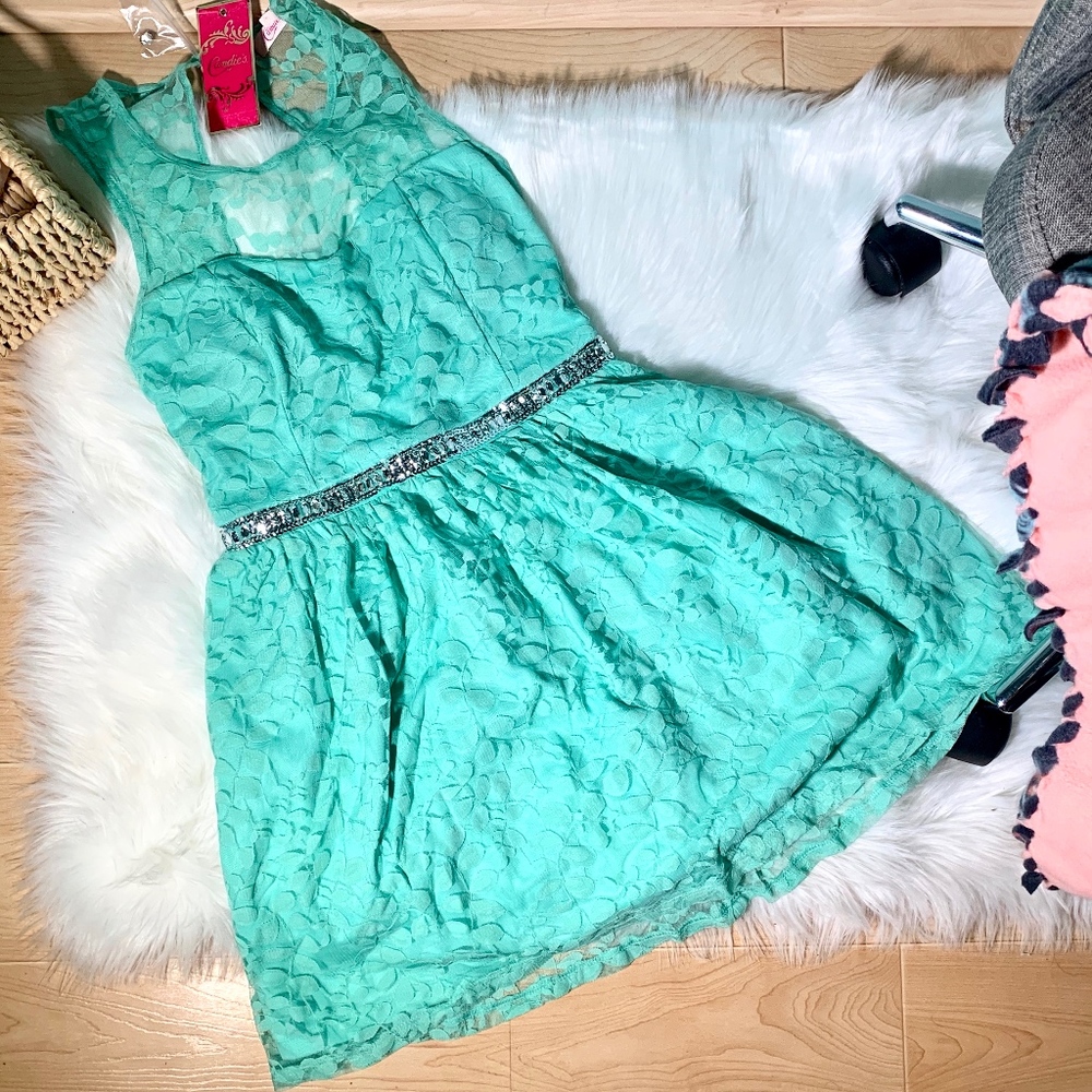 Turquoise Party Dress